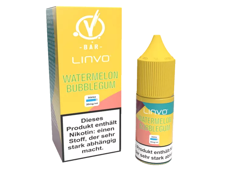 LINVO Watermelon Bubblegum Liquid mit Nikotinsalz 20mg/ml