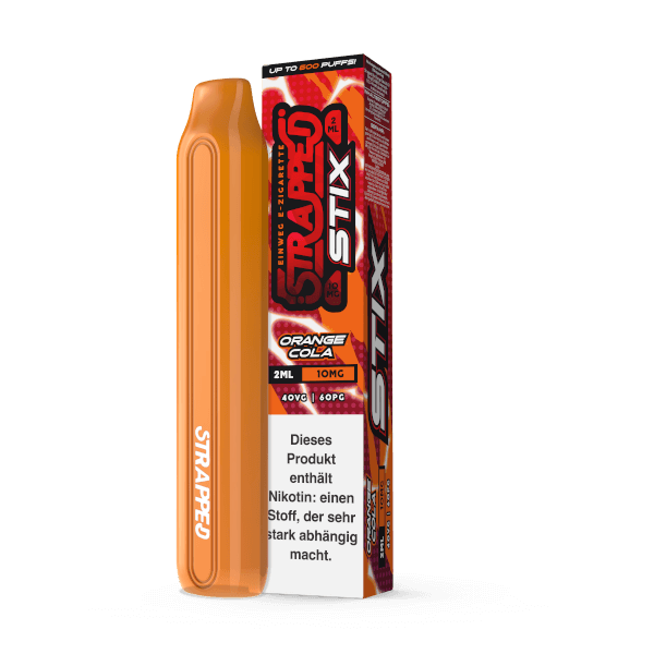 Strapped STIX Orange Cola Einweg E-Zigarette 10mg/ml