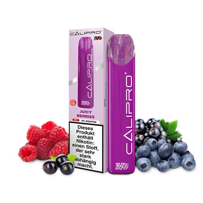 IVG Calipro Juicy Berries Einweg E-Zigarette 20mg/ml *Abverkauf*