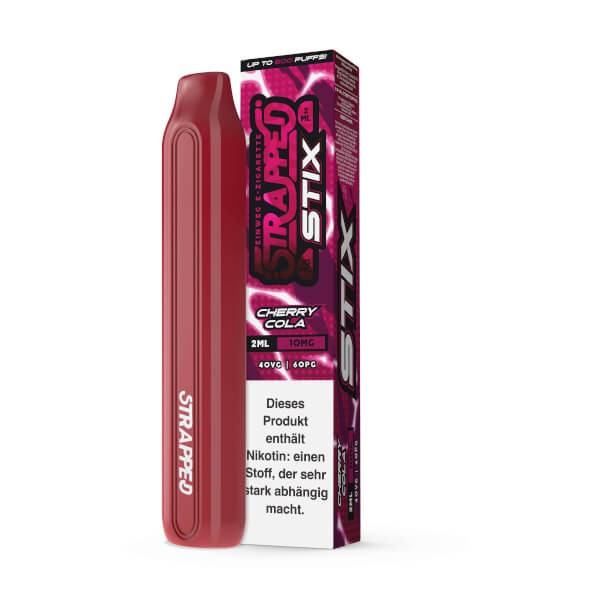 Strapped STIX Cherry Cola Einweg E-Zigarette 10mg/ml