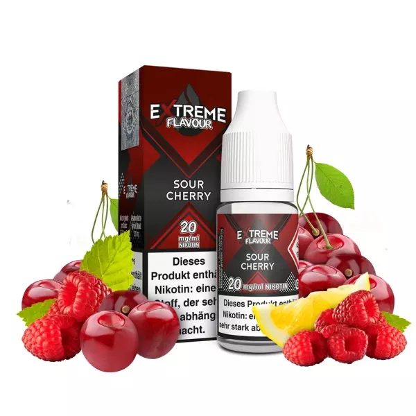 EXTREME FLAVOUR - Sour Cherry 20mg/ml Hybrid Liquid 10ml