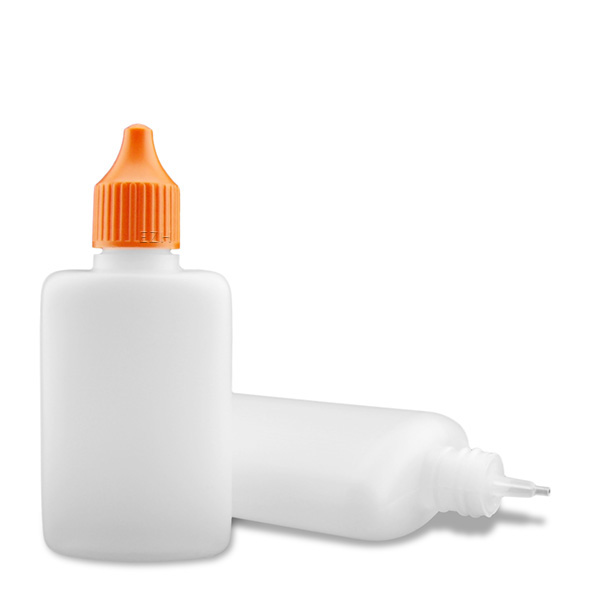 5er Packung - Liquid Dropper Flasche - Leerflasche - Flach 50ml Kapazität