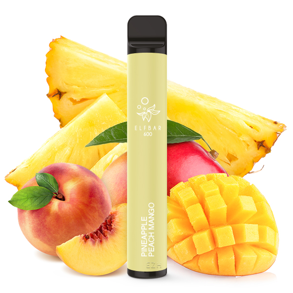 ELF BAR 600 Einweg E-Zigarette 20mg/ml Pineapple Peach Mango