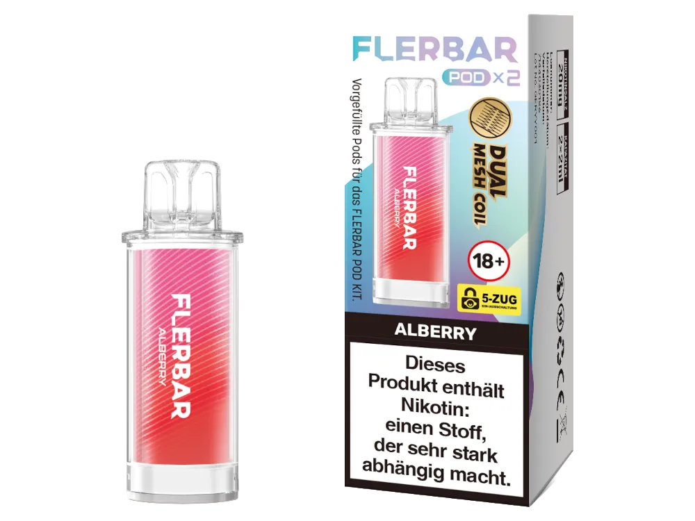 Flerbar Pod Alberry 20mg/ml Nikotinsalz 2 Stück