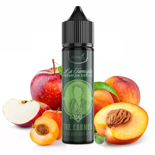 OMERTA Liquids La Famiglia The Earner Peach Apricot Apple Aroma 10ml